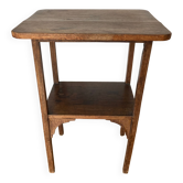 Side table harness console 30s vintage solid wood