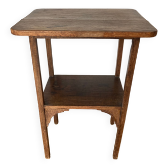 Side table harness console 30s vintage solid wood