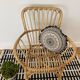 Vintage rattan armchair