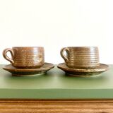 Cups and saucers
