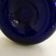 Cobalt blue "tyre" catchall in glass