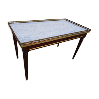 Rectangular coffee table "Bouillotte" louis XVI style