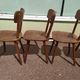 Lot of 6 wooden bistro chairw German