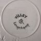 Set of 8 antique deep plates in ironstone, Villey de Longch.