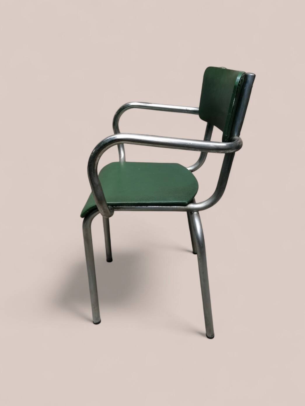 Vintage metal armchair.