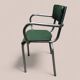 Vintage metal armchair.