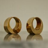 Pair of Swedish brass candlesticks from the mid-century by Arthur PE, Kolbäck.