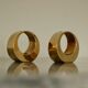 Pair of Swedish brass candlesticks from the mid-century by Arthur PE, Kolbäck.