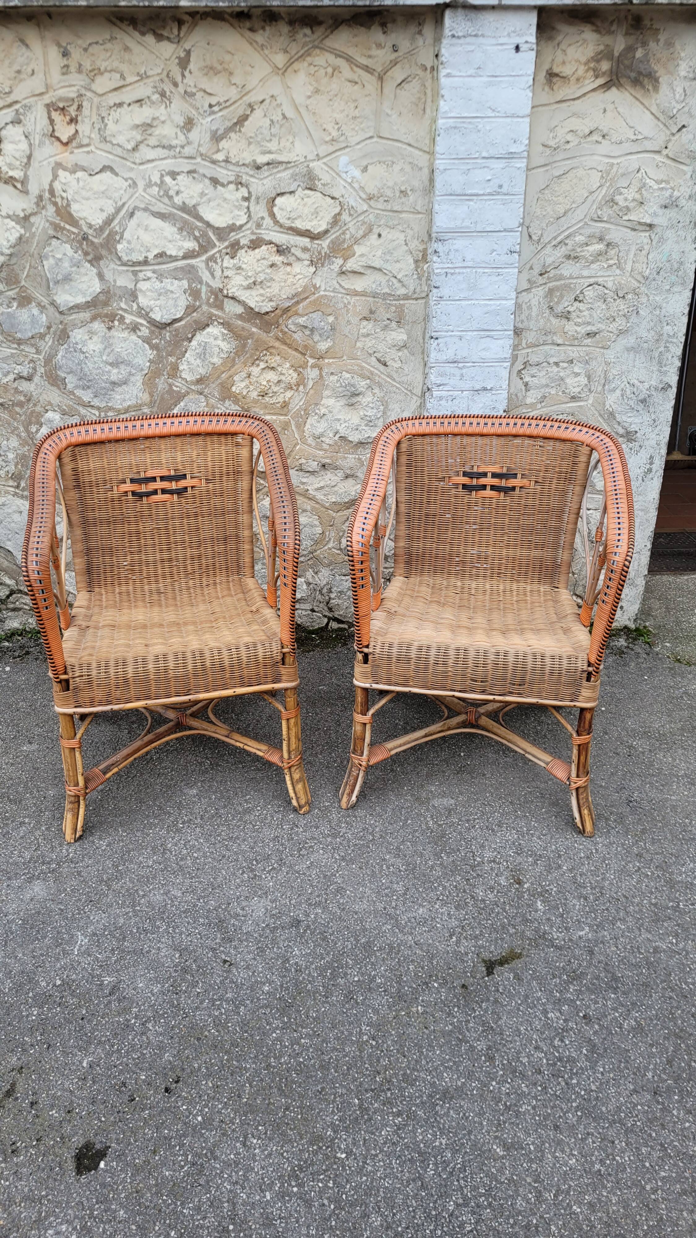 Pair of armchairs