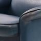 De Sede DS 50 Relax armchair with Hocker leather Petrol colour, 1980 Switzerland