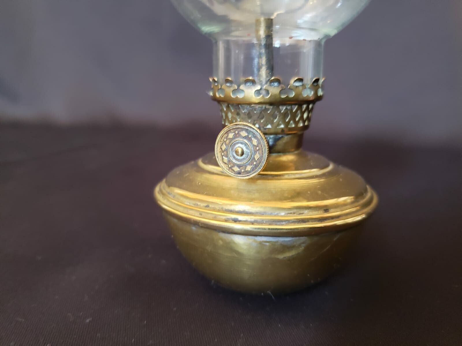 Old marine kerosene lamp
