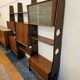Wall unit wall cabinet teak vintage Dutch Design