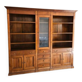 Large solid wood dressing room bookcase