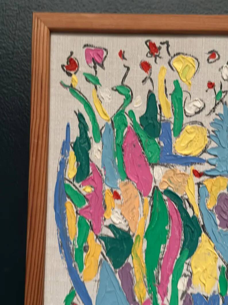 Original Swedish Oil on Canvas – “Brunning the Count ” by Leif Brünning – Dated 1989 – Vintage & Framed