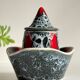 Vintage Vallauris ceramic candy and sugar bowl