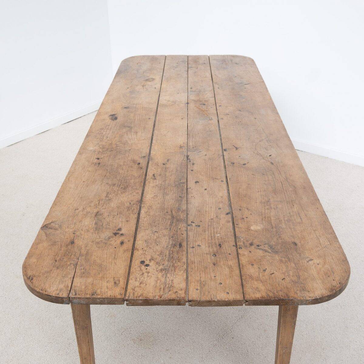 Antique oak farmhouse table – 19th century