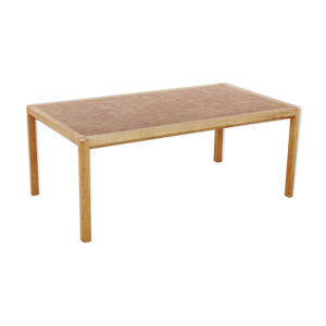 Table basse scandinave en marqueterie