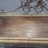 Rattan shelf