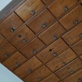 Armoire d'apothicaire vintage allemande en pin et chêne, années 1950