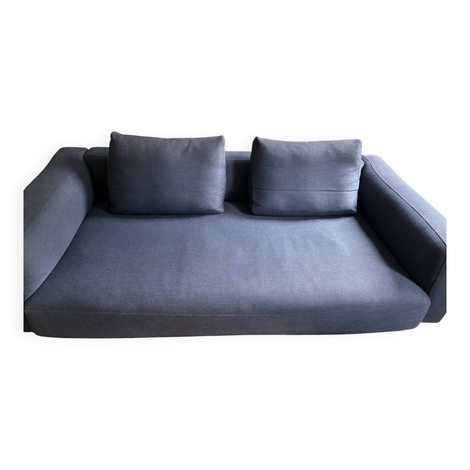 Contemporary blue fabric sofa Zanotta