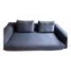 Contemporary Zanotta sofa in blue fabric