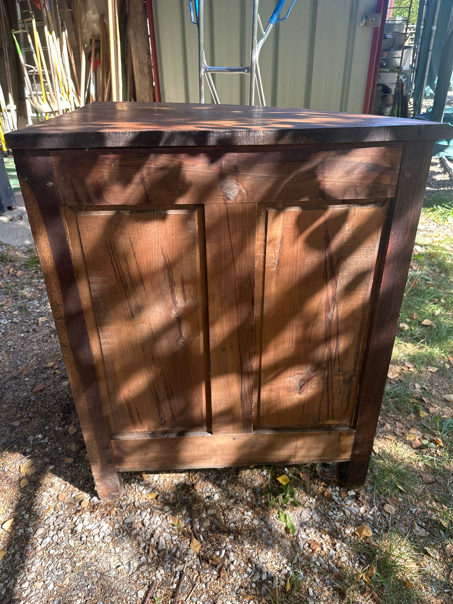 Oak corner unit