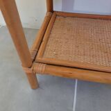 Rattan bedside cabinet