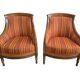 Pair of high-quality bergère armchairs – Manufacture SE