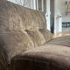 Vintage velvet armchair