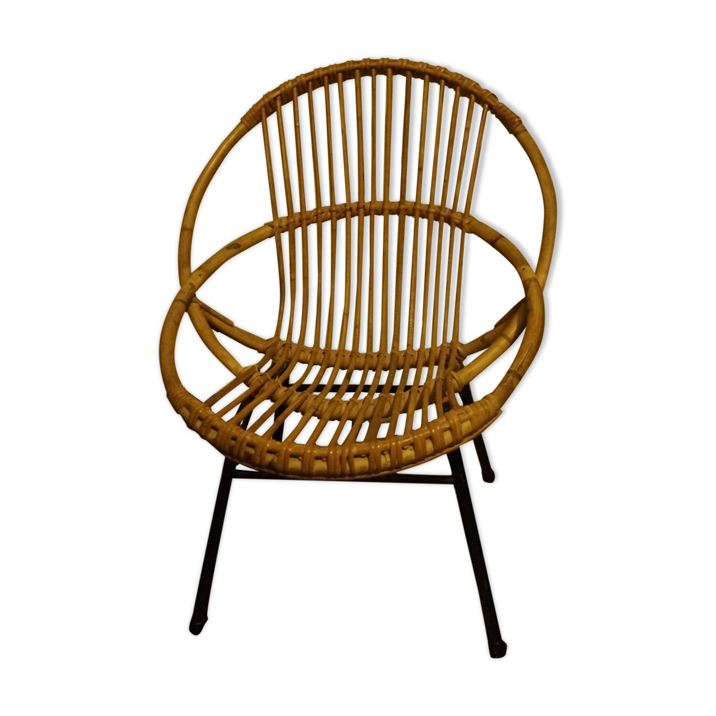 Rattan armchair