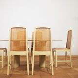 Table and 6 chairs by Mario Sabot from the 70s