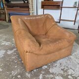 2x De Sede DS-46 vintage 1970s design leather lounge chair