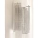 Simoeng “Listelli” Murano Glass Wall Sconce with Diamond Strips - Set 4