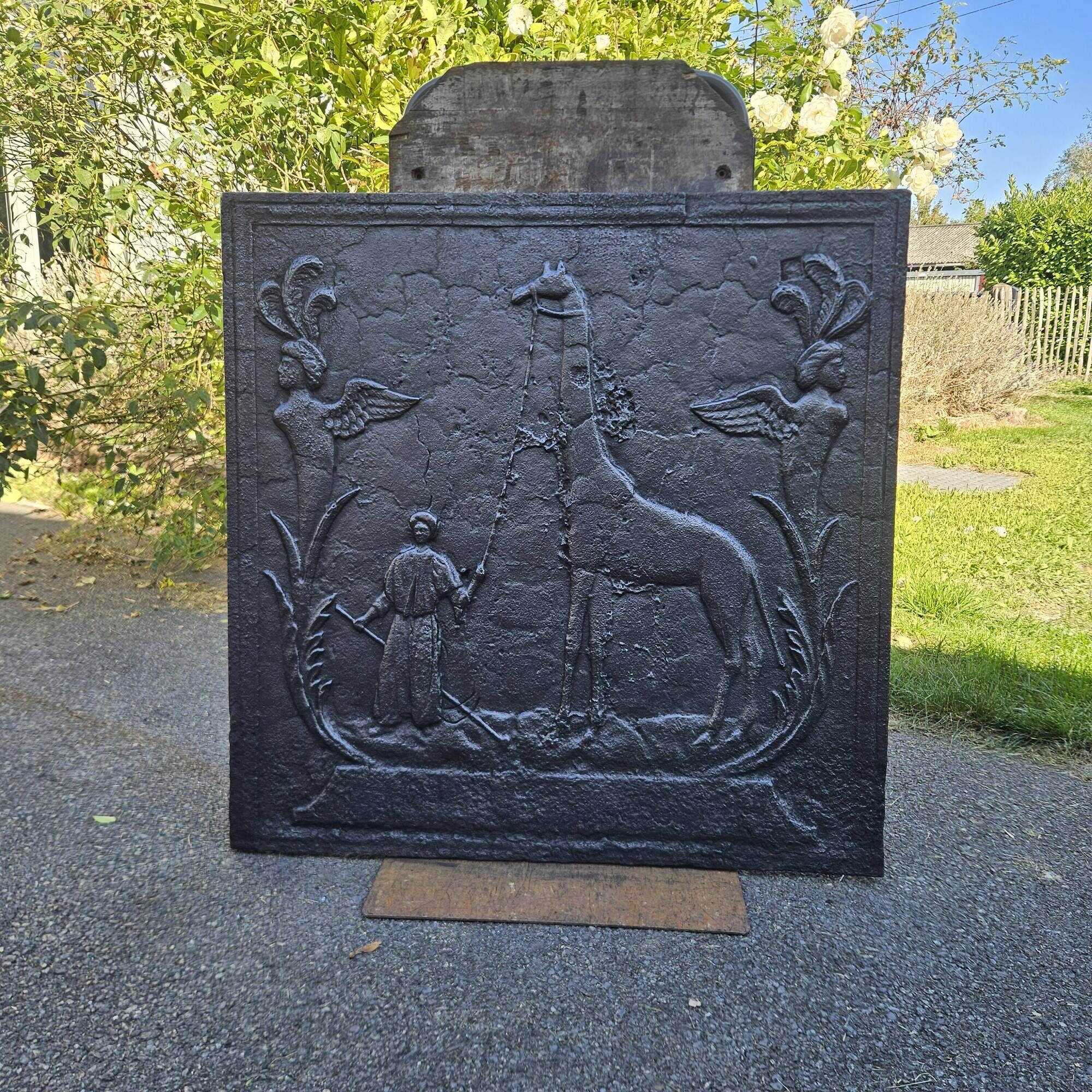 Zarafa fireplace plaque
