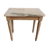 Pink marble table