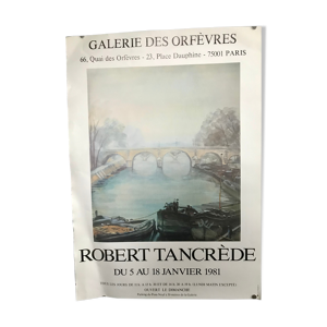 Affiche d'exposition R. Tancrède