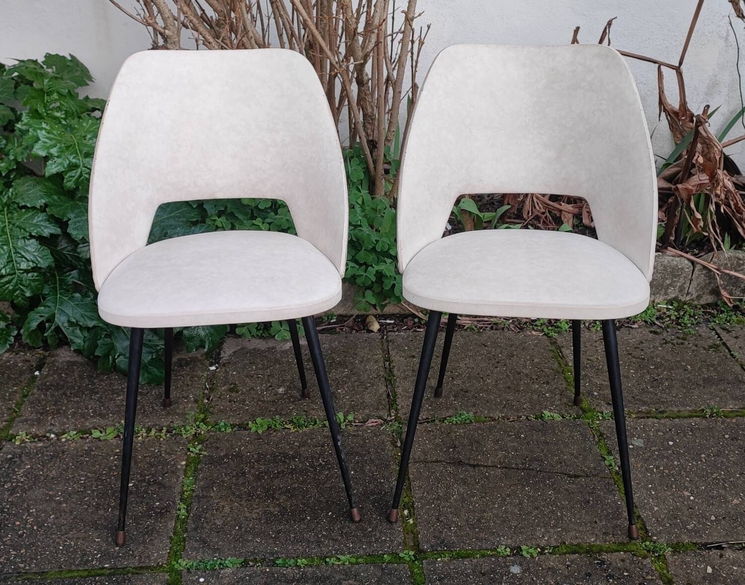 Pair of barrel chairs 1950