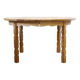 1960s vintage brutalist Danish extending oak dining table style Henning Kjærnulf