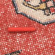 Tapis 4x7 classic red vintage, 126x227cm
