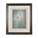 Painting „The White Flower”, Scandinavian design, 1970s