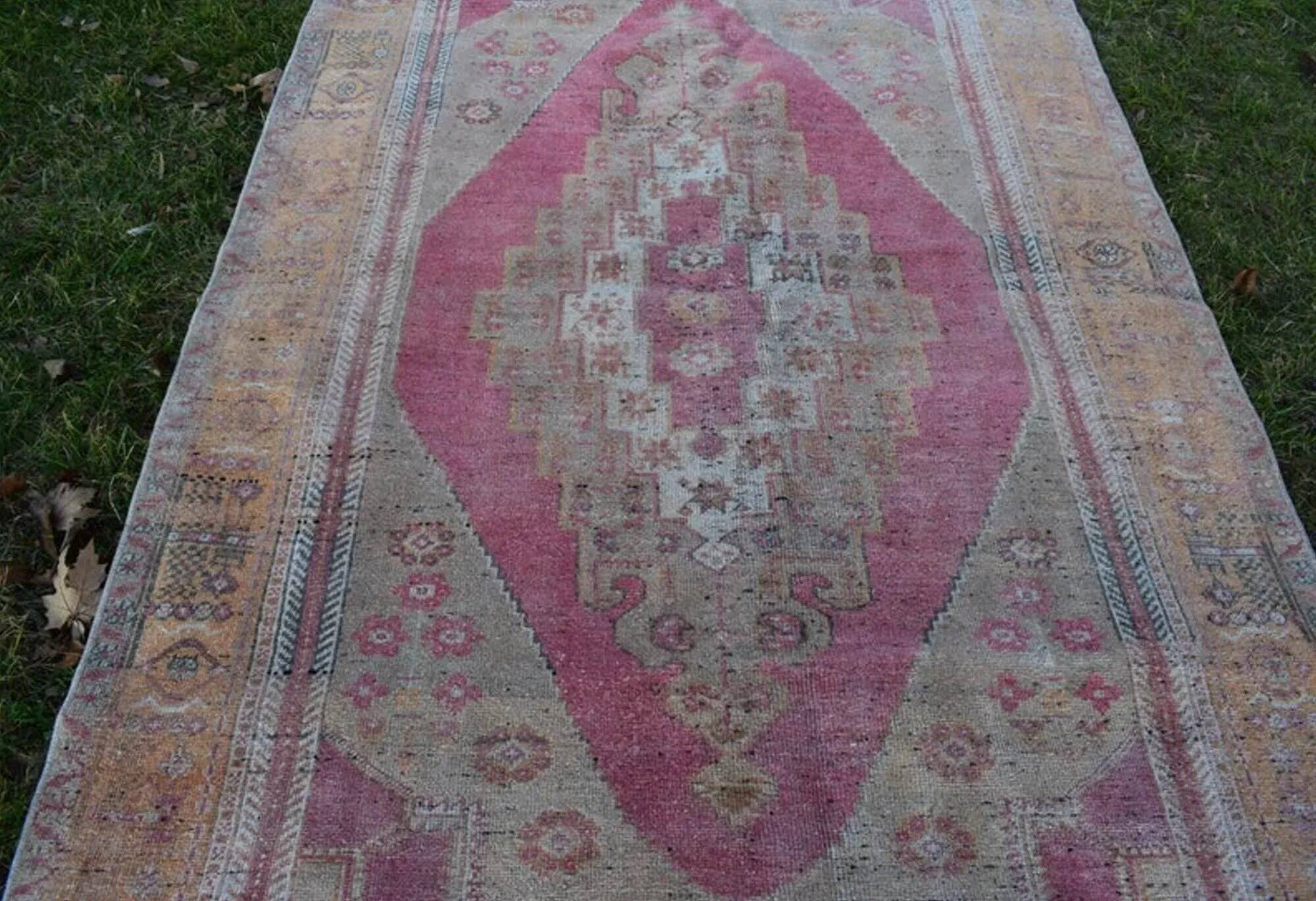 Tapis turc vintage fait main