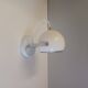 Wall lamp - Eye Ball - Space Age - Glossy White - 1970