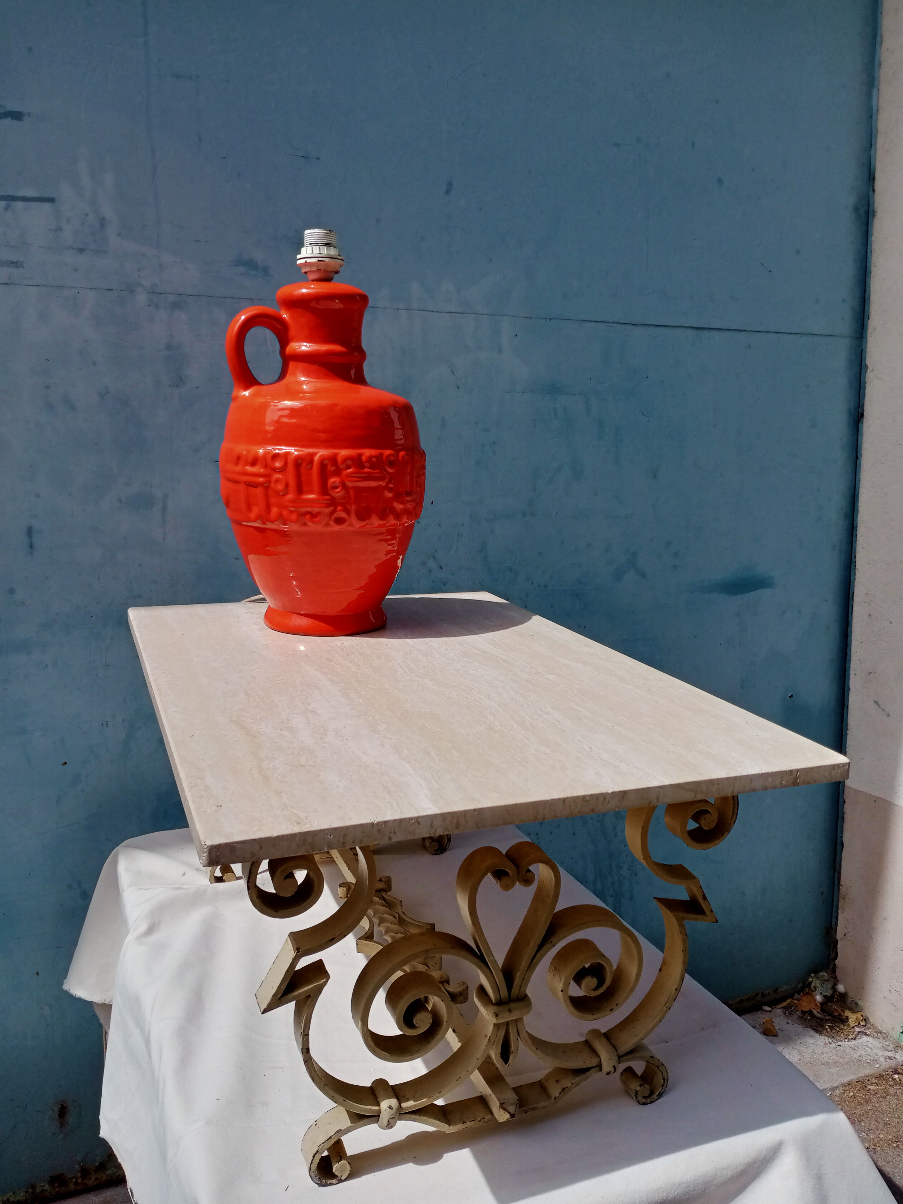 Iron coffee table forge 40 art deco