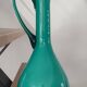 Vintage double glass vase-jug from Empoli (38 cm)