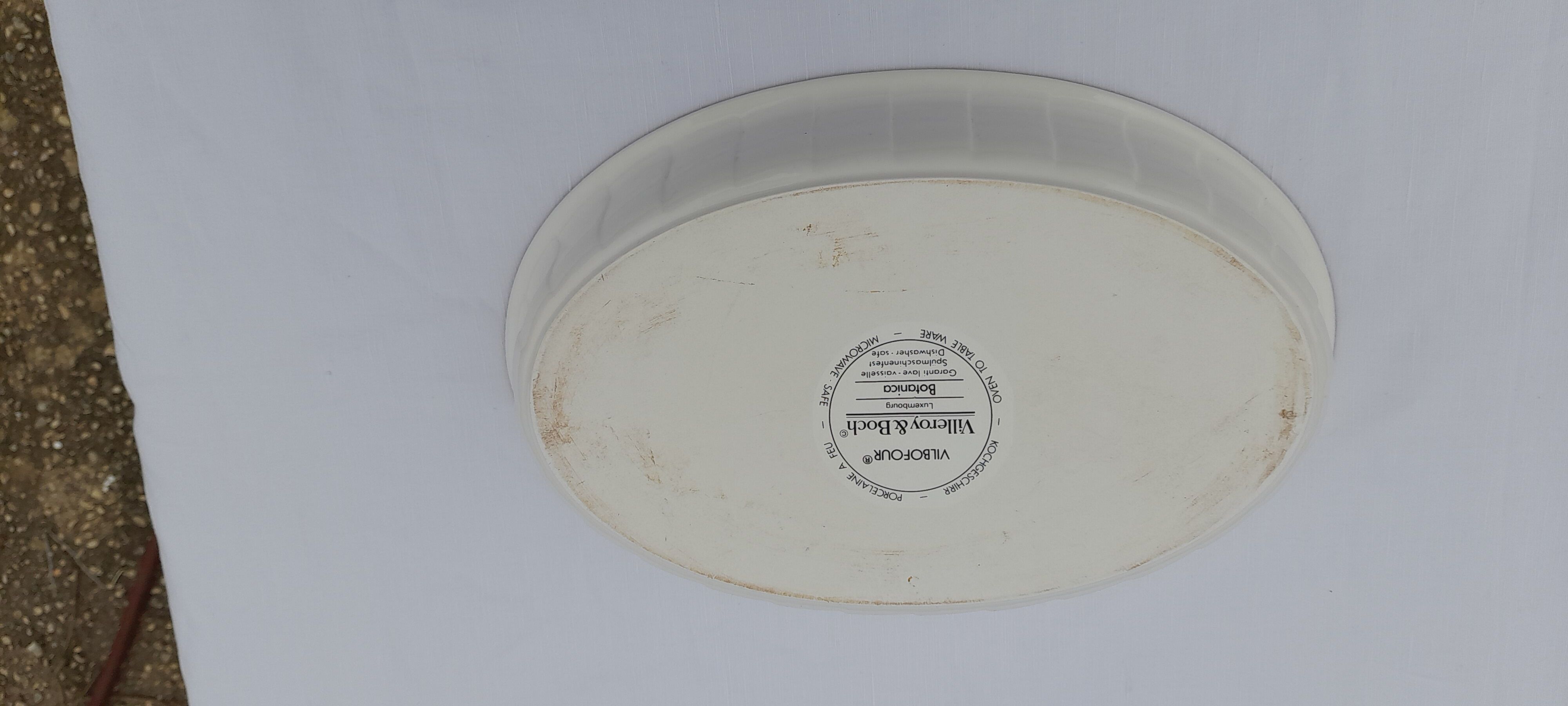 Oval oven dish vilbofour villeroy & boch model botanica l 31.5 cm