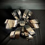 Lustre chromé space âge