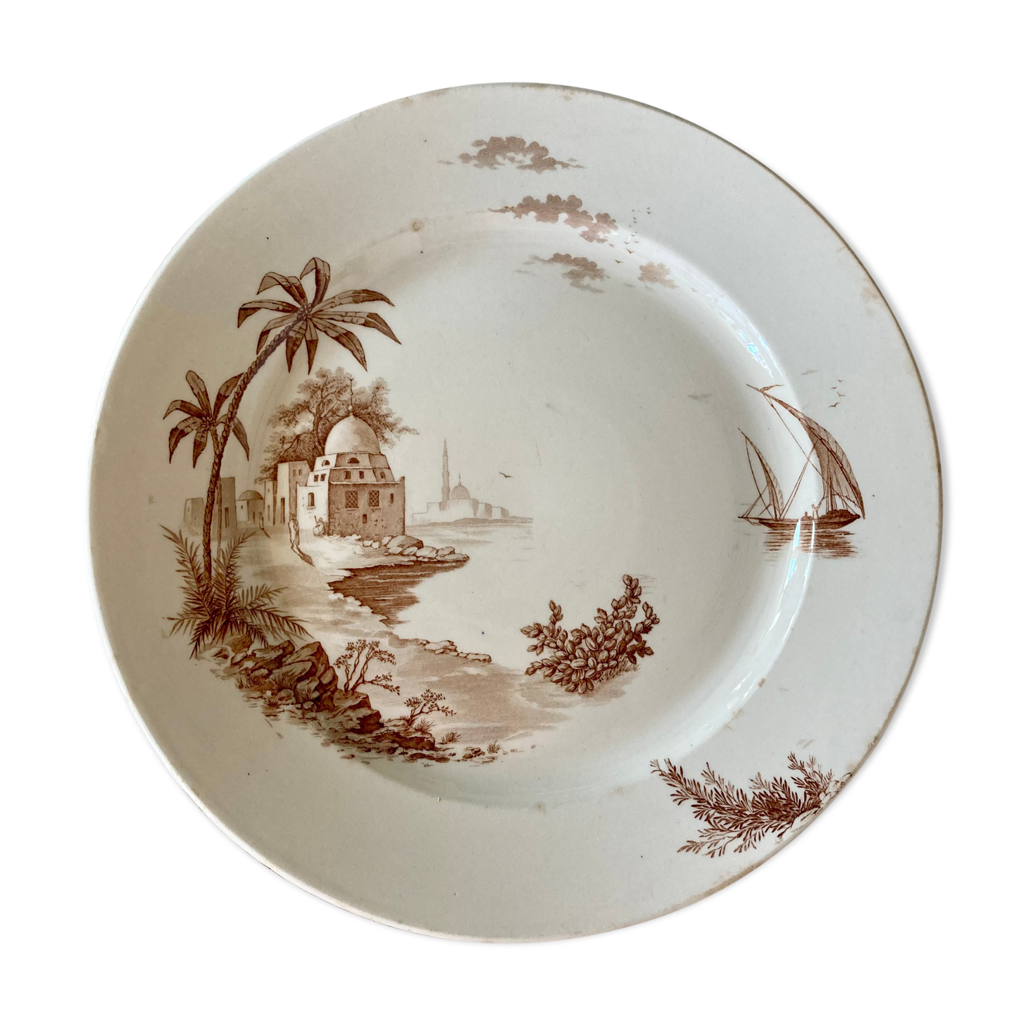 Serving dish Gien Revues d'Orient