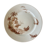 Plat de service Gien Revues d’Orient