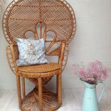 Fauteuil Emmanuelle rotin