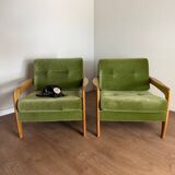 Pair of vintage Scandinavian armchairs – Eugen Schmidt / Solofor style